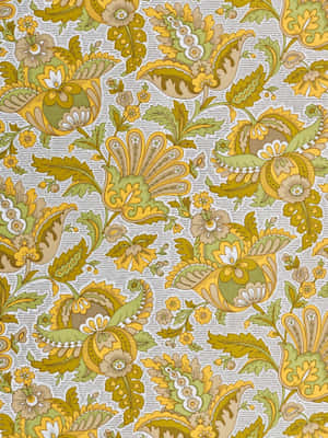 Captivating Yellow Pattern Wallpaper Wallpaper