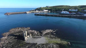 Capture Of The Isle Of Man Maritime Dockside Wallpaper