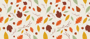 Capture The Charm Of Autumn With This Cute Desktop Wallpaper Wallpaper