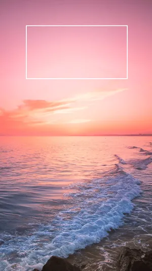 Capture The Mesmerizing Colors Of The Pink Sunset On Your Iphone Wallpaper