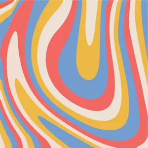 Capture The Spirit Of The ’60s With This Trippy Hippie-inspired Image. Wallpaper