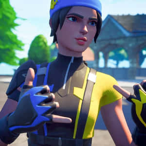 Capture Victory In Wildcat Fortnite Wallpaper