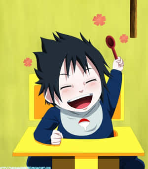 Capturing Adorableness - Cute Sasuke Wallpaper