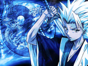 Capturing The Calm Intensity Of Toshiro Hitsugaya Wallpaper