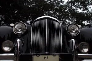 Car Grill Close-up Shot Wallpaper