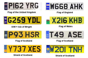 Car License Plate Close-up Wallpaper