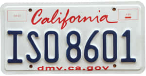 Car License Plate Close-up Wallpaper