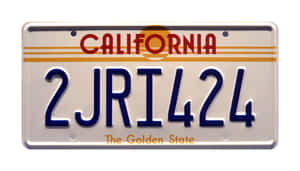 Car License Plate On Silver Vehicle Wallpaper