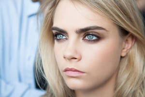 Cara Delevingne Eyebrows Wallpaper