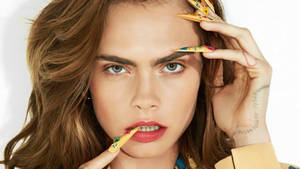 Cara Delevingne For Cosmopolitan Wallpaper