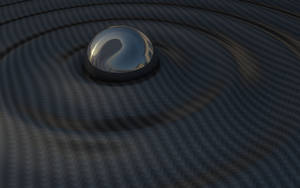 Carbon Fiber Droplet 4k Wallpaper