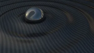 Carbon Fiber Water Droplet Wallpaper