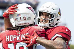 Cardinals Players Celebrating On Field Wallpaper