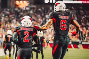 Cardinals Running Backs Celebration Wallpaper