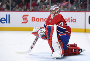 Carey Price Ice Hockey Goal Guard Photography Wallpaper