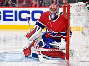 Carey Price Montreal Canadiens Goalie Action Photography Wallpaper