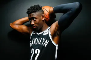 Caris Levert Against Dark Wall Wallpaper