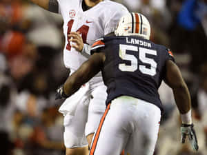 Carl Lawson Vs Tennessee Volunteers Wallpaper