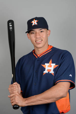 Carlos Correa Astros Photoshoot Wallpaper