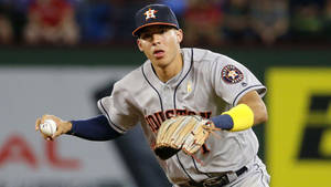 Carlos Correa Astros Pitcher Wallpaper