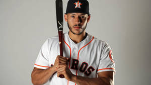 Carlos Correa Baseball Player Wallpaper