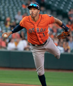 Carlos Correa Houston Astros Mvp Wallpaper