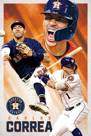 Carlos Correa Poster Wallpaper