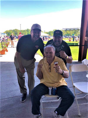 Carlos Ortiz Engaging With His Admiring Fans Wallpaper