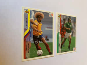 Carlos Valderrama & Hugo Sanchez Card Wallpaper