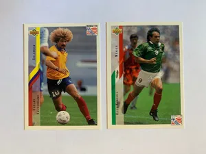 Carlos Valderrama & Hugo Sanchez Deck Card Wallpaper