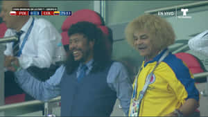 Carlos Valderrama In Camera Wallpaper