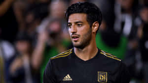 Carlos Vela In Los Angeles Fc Versus Fc Cincinnati 2019 Wallpaper