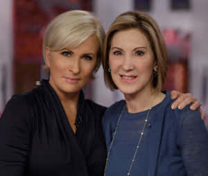 Carly Fiorina And Mika Brzezinski Wallpaper