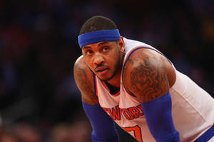 Carmelo Anthony Nba 2015 Photoshoot Wallpaper