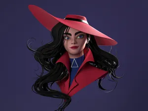 Carmen Sandiego On The Move. Wallpaper