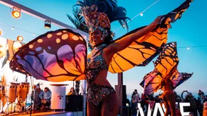 Carnival Butterfly Costume Dancer.jpg Wallpaper
