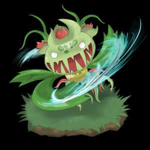 Carnivine Using Vine Whip Wallpaper