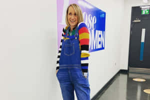 Carol Mc Giffin Casual Denim Outfit Wallpaper