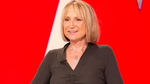 Carol Mc Giffin Smiling Television Appearance Wallpaper