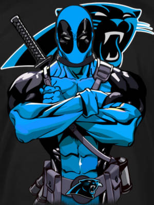 Carolina Panthers Deadpool Wallpaper