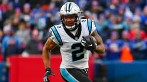 Carolina Panthers Dj Moore Wide Receiver 2021 Wallpaper