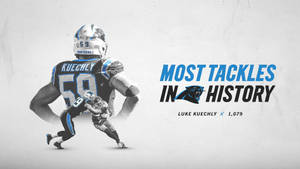 Carolina Panthers Most Tackles Wallpaper