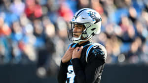 Carolina Panthers Quarterback On Field Wallpaper