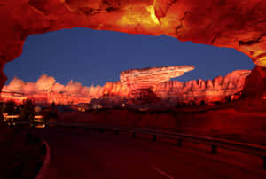 Cars Land Radiator Springs In Walt Disney World Wallpaper