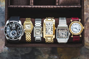 Cartier Watch Variety Wallpaper