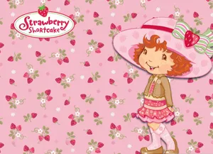 Cartoon Character Strawberry Shortcake Poster Wallpaper