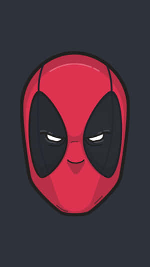 Cartoon Comic Deadpool Logo Wallpaper