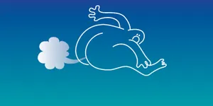Cartoon Fart Cloud Illustration Wallpaper
