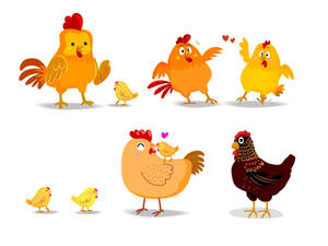 Cartoon Hen Wallpaper