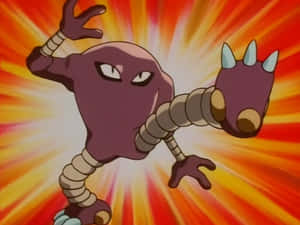 Cartoon Hitmonlee Wallpaper